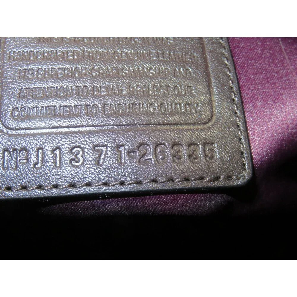 Coach Madison Croc Embossed Sadie Flap Satchel Crossbody 2013 F26335 - Picture 7 of 13